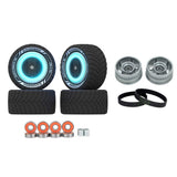 CLOUDWHEEL Explorer 135mm Urban All Terrain Off Road Electric Skateboard Wheels with Pulleys and Belts