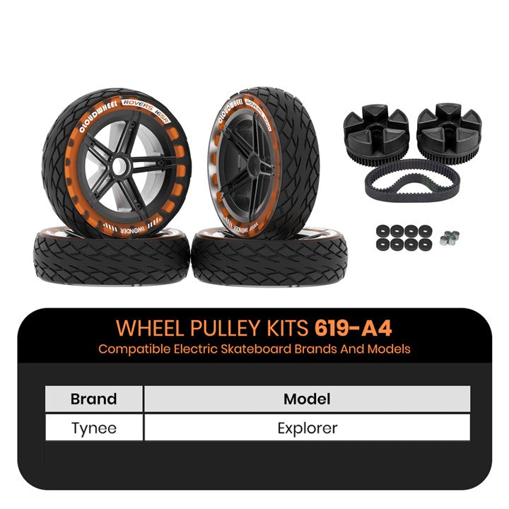 Cloudwheel Rovers 165R Urban All Terrain Off Road Electric Skateboard ...