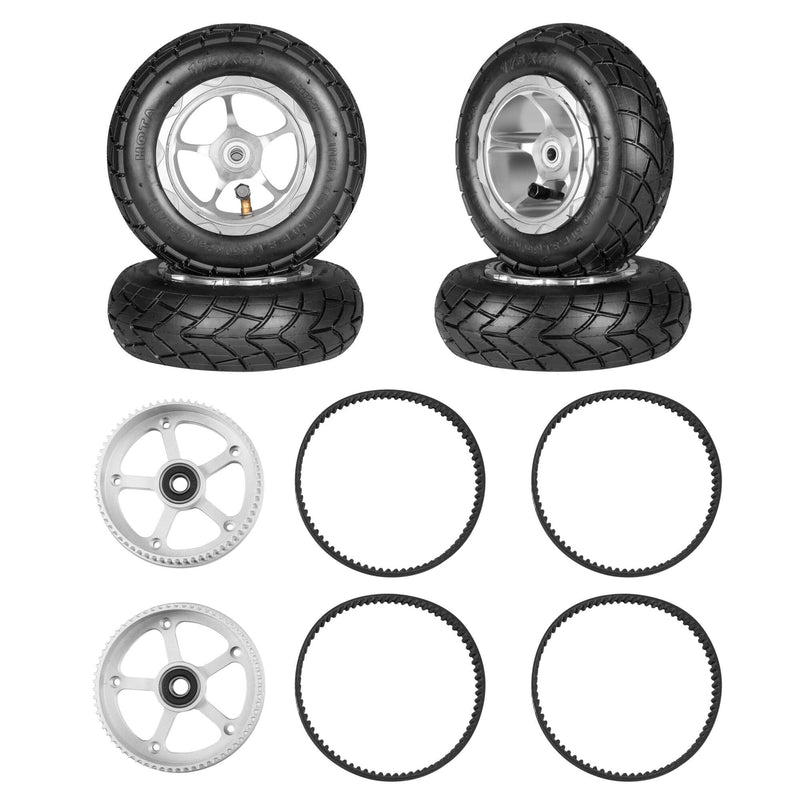 Tynee Quick Release Aluminum Alloy 175mm Pneumatic Wheels