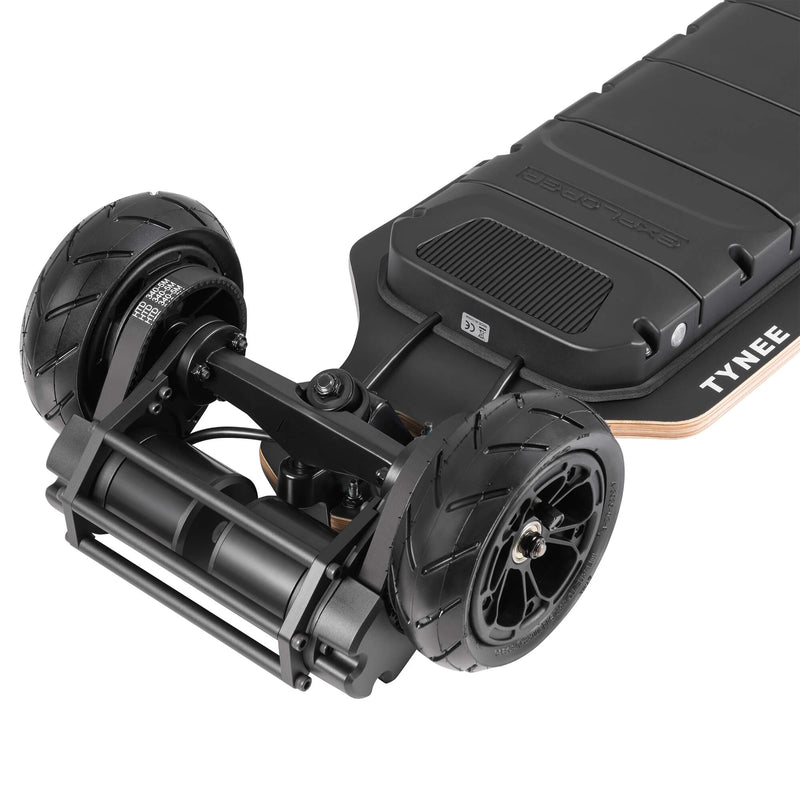 Tynee Explorer all terrain off road electric skateboard pneumatic wheels