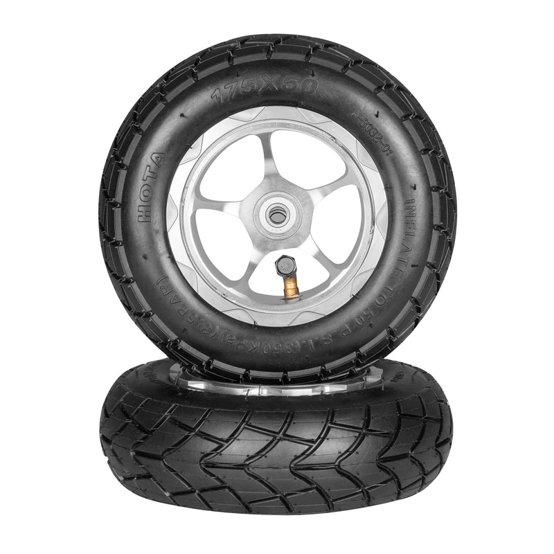 Tynee Quick Release Aluminum Alloy 175mm Pneumatic Wheels