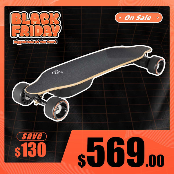 Tynee Ultra Best Comfortable Belt Motor Electric Skateboard Black Friday Sale