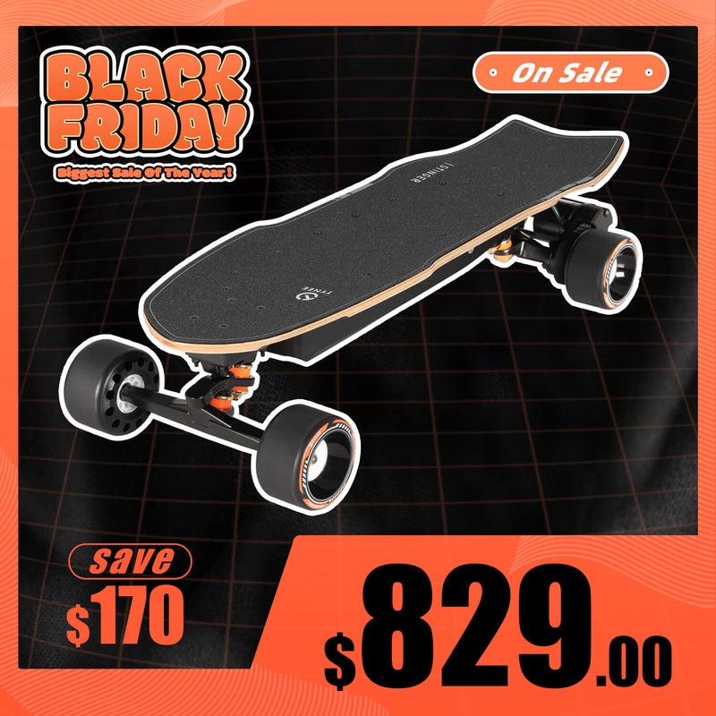 Tynee Stinger Best Carving Electric Skateboard Black Friday Sale 2024