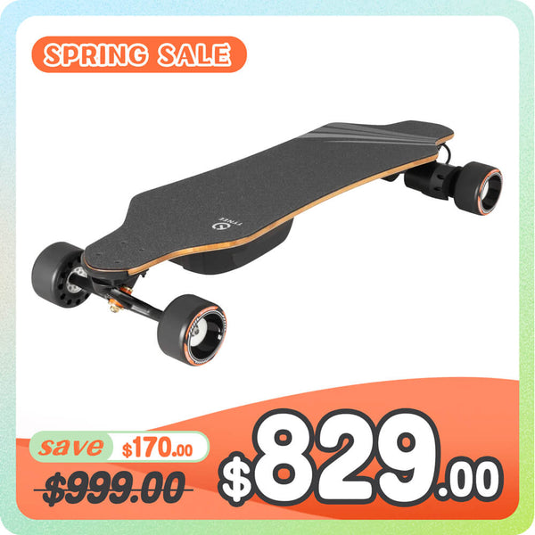 14S Tynee Ultra X Pro Electric Skateboard with 423Wh Molicel P42A Battery and 105 Boosted Soft Wheels Spring Sale