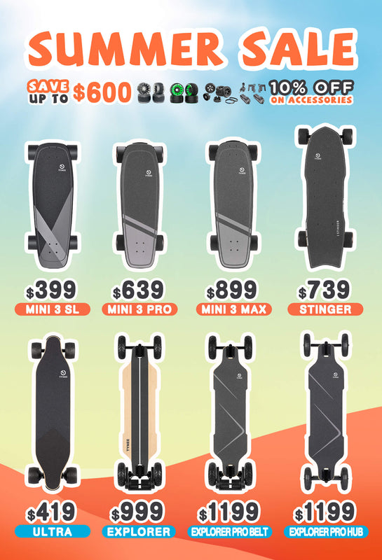 TyneeBoard Best Fastest Electric Skateboards Longboards