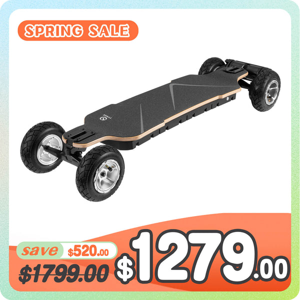 Tynee Explorer Pro Belt Motor All Terrain Off Road Electric Skateboard Spring Sale